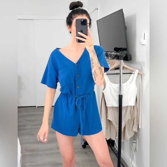Blue Romper - Picture 1 of 5